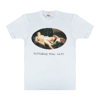Pre-owned Supreme Leda And The Swan T-shirt 'white'