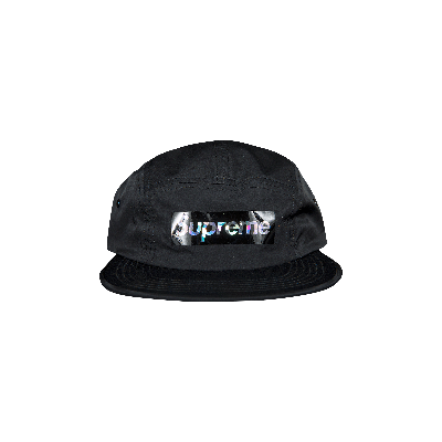 Pre-owned Supreme Holographic Camp Cap 'black'