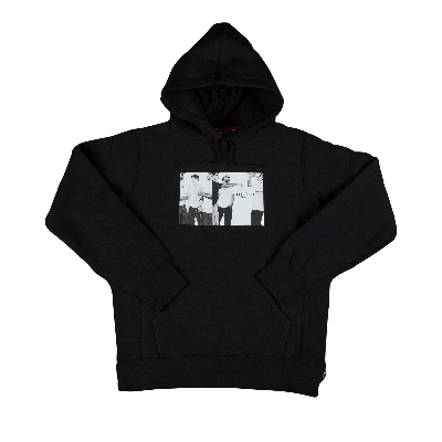 Pre-owned Supreme Classic Ad Hooded Sweatshirt 'black'