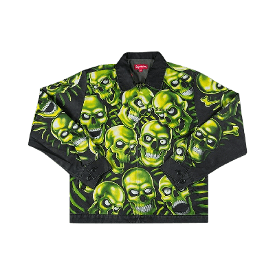 Supreme Skull Pile Work Jacket 'green'