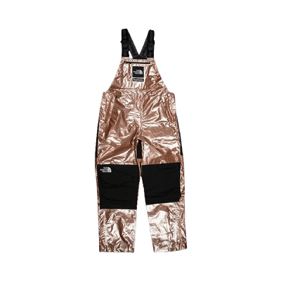 Pre-owned Supreme X The North Face Metallic Bib Pants 'rose' In Pink