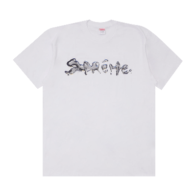 Pre-owned Supreme Liquid T-shirt 'white'