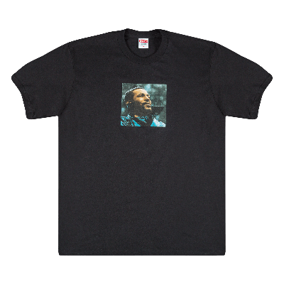 Pre-owned Supreme Marvin Gaye T-shirt 'black'