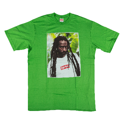 Pre-owned Supreme Buju Banton T-shirt 'green'