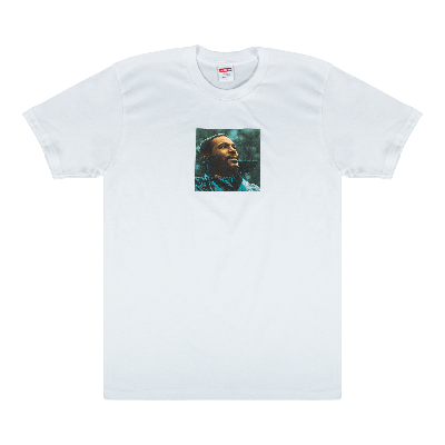 Pre-owned Supreme Marvin Gaye T-shirt 'white'