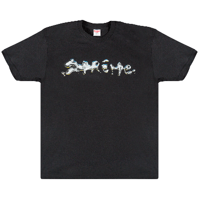 Pre-owned Supreme Liquid T-shirt 'black'