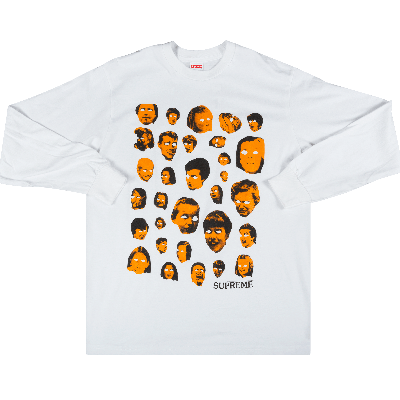 Pre-owned Supreme Faces T-shirt 'white'