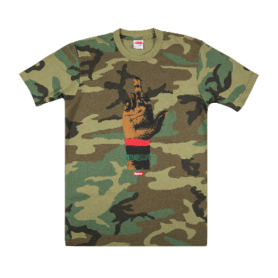 Pre-owned Supreme Dead Prez Rbg T-shirt 'camo' In Multi-color