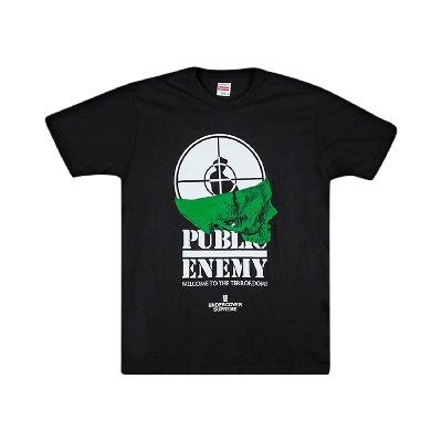 Pre-owned Supreme X Undercover X Public Enemy Terrordome T-shirt 'black'