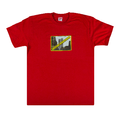 Pre-owned Supreme Greetings From Ny T-shirt 'red'