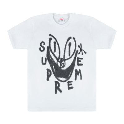 Pre-owned Supreme Smile T-shirt 'white'