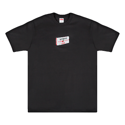 Pre-owned Supreme Luden's T-shirt 'black'