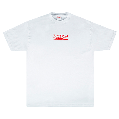 Pre-owned Supreme Japan Box Logo T-shirt 'white'
