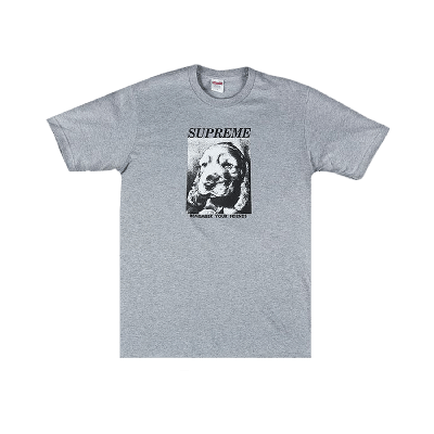 Pre-owned Supreme Remember T-shirt 'grey'