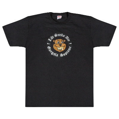 Pre-owned Supreme Life Sucks Die T-shirt 'black'