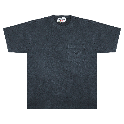 Pre-owned Supreme X Stone Island Pocket T-shirt 'black'