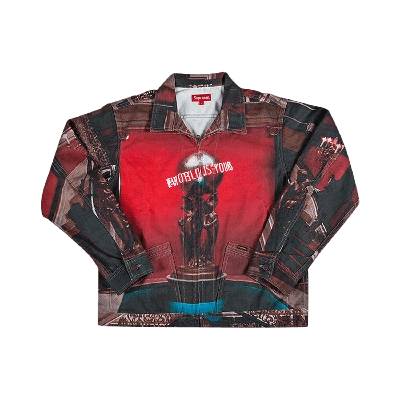 Pre-owned Supreme Scarface The World Is Yours Denim Jacket 'multi' In Multi-color