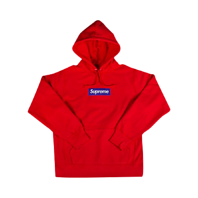 Pre-owned Supreme Box Logo Hooded Sweatshirt 'red'