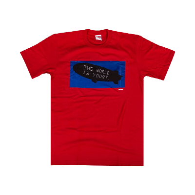 Pre-owned Supreme Scarface Blimp T-shirt 'red'