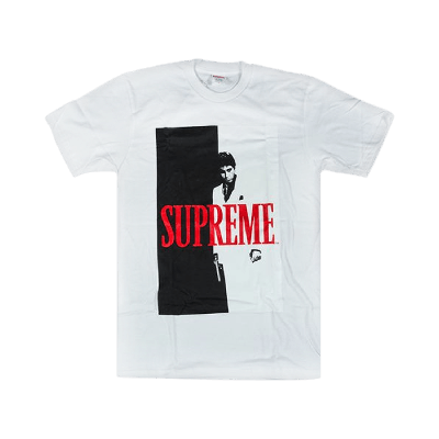 Pre-owned Supreme Scarface Split T-shirt 'white'