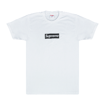 Pre-owned Supreme Paris Box Logo T-shirt 'white'