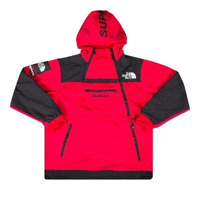 Pre-owned Supreme X The North Face St-shirtp Tech Hooded Sweatshirt 'red'