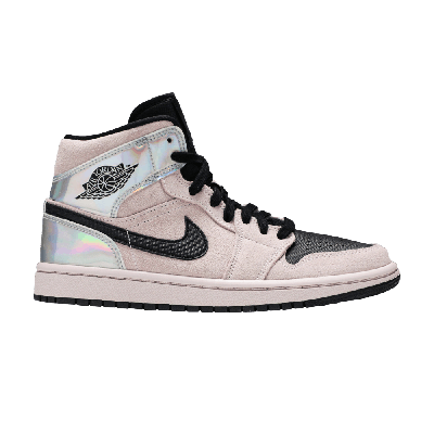 Pre-owned Air Jordan Wmns  1 Mid 'iridescent' In Pink