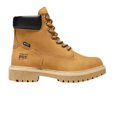 Pre-owned Timberland 6 Inch Pro Direct Attach 'wheat' In Brown