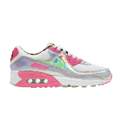 Pre-owned Nike Wmns Air Max 90 Lx 'laser Fuchsia' In White