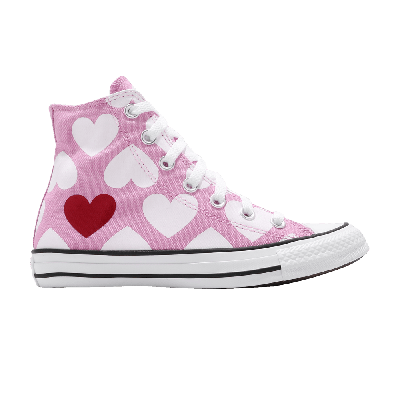 Pre-owned Converse Chuck Taylor All Star Hi 'valentine' In Pink