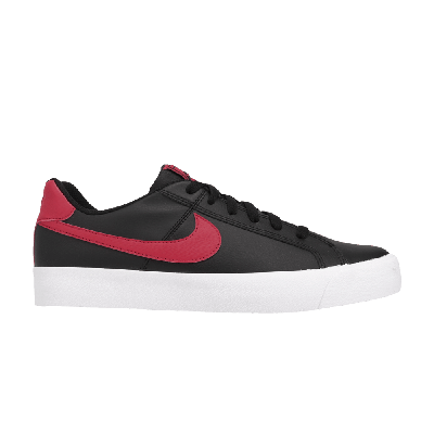 Pre-owned Nike Court Royale Ac 'university Red' In Black