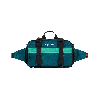 Pre-owned Supreme Waist Bag 'teal' In Blue