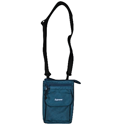 Pre-owned Supreme Shoulder Bag 'teal' In Blue