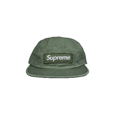 Pre-owned Supreme Military Camp Cap 'olive' In Green