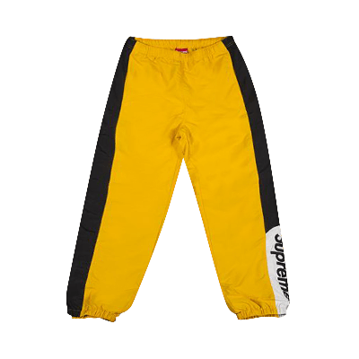 Pre-owned Supreme Side Logo Track Pant 'gold'