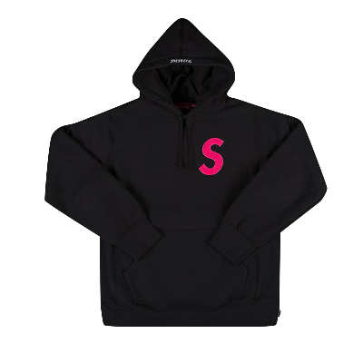 Pre-owned Supreme S Logo Hooded Sweatshirt 'black'