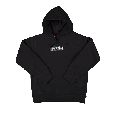 Pre-owned Supreme Bandana Box Logo Hooded Sweatshirt 'black'