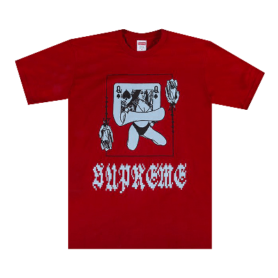 Pre-owned Supreme Queen Tee 'red'