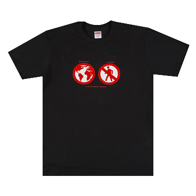 Pre-owned Supreme Save The Planet Tee 'black'