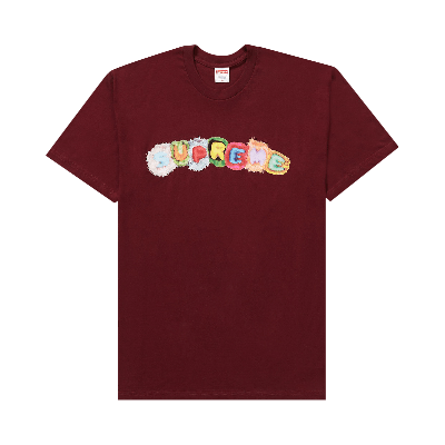 Pre-owned Supreme Pillows Tee 'burgundy' In Red