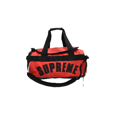 Pre-owned Supreme X The North Face Arc Logo Small Base Camp Duffle Bag 'red'