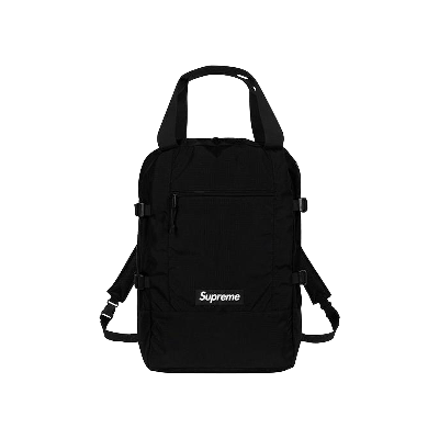 Pre-owned Supreme Tote Backpack 'black'