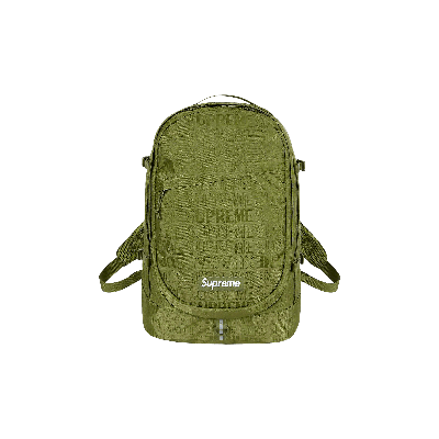 Pre-owned Supreme Backpack 'olive' In Green