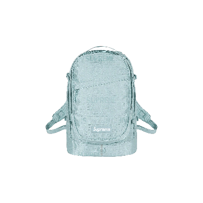 Pre-owned Supreme Backpack 'ice' In Blue