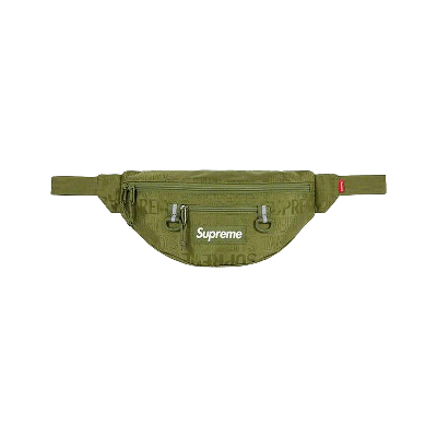 Pre-owned Supreme Waist Bag 'olive' In Green