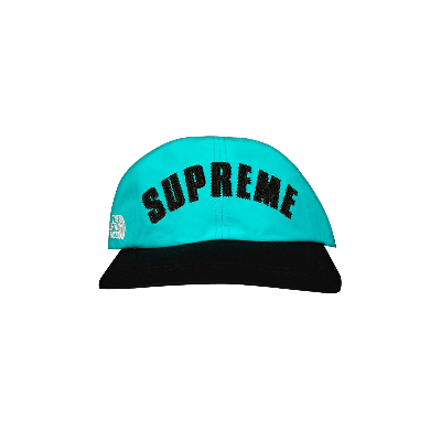 Pre-owned Supreme X The North Face Arc Logo 6 Panel Cap 'teal' In Blue