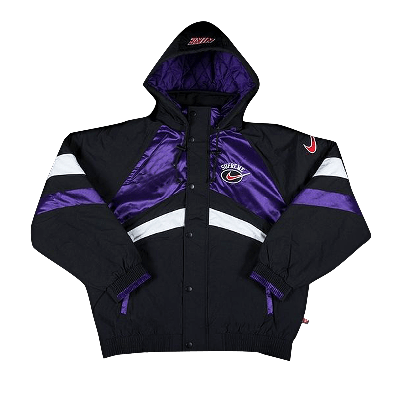 Pre-owned Supreme X Nike Hooded Sport Jacket 'purple'