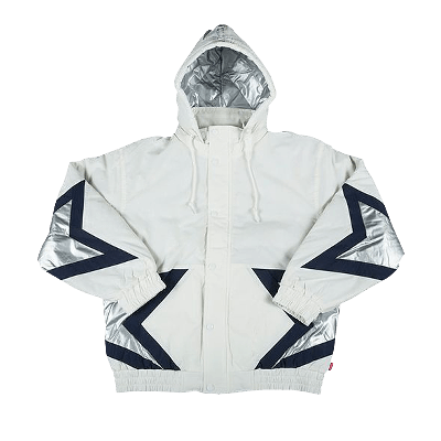 Pre-owned Supreme Stars Puffy Jacket 'white'