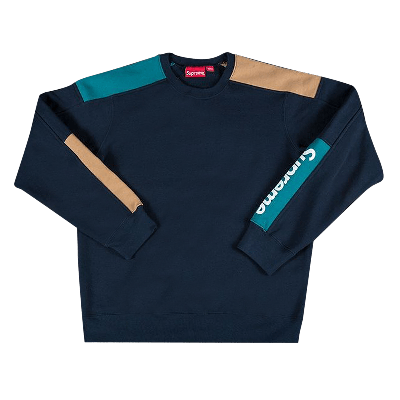 Pre-owned Supreme Formula Crewneck 'navy' In Blue