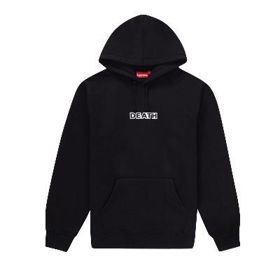 Pre-owned Supreme X Gilbert & George Death Hooded Sweatshirt 'black'